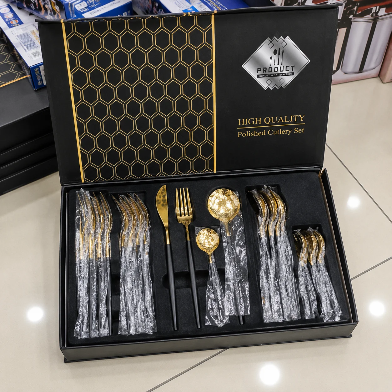 24PCs STAINLESS STEEL CUTLERY SET 2