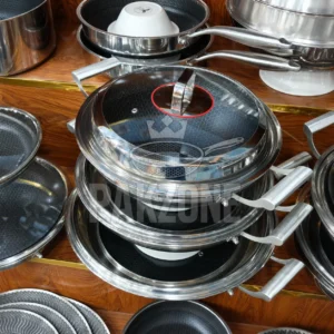 Imported HoneyComb Laser Coated Handi Karahi