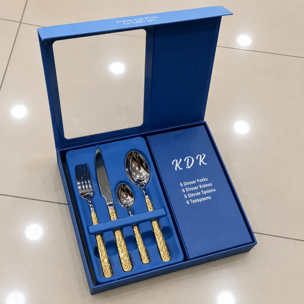 KDK 24pcs Stainless Steel Cutlery Set 3