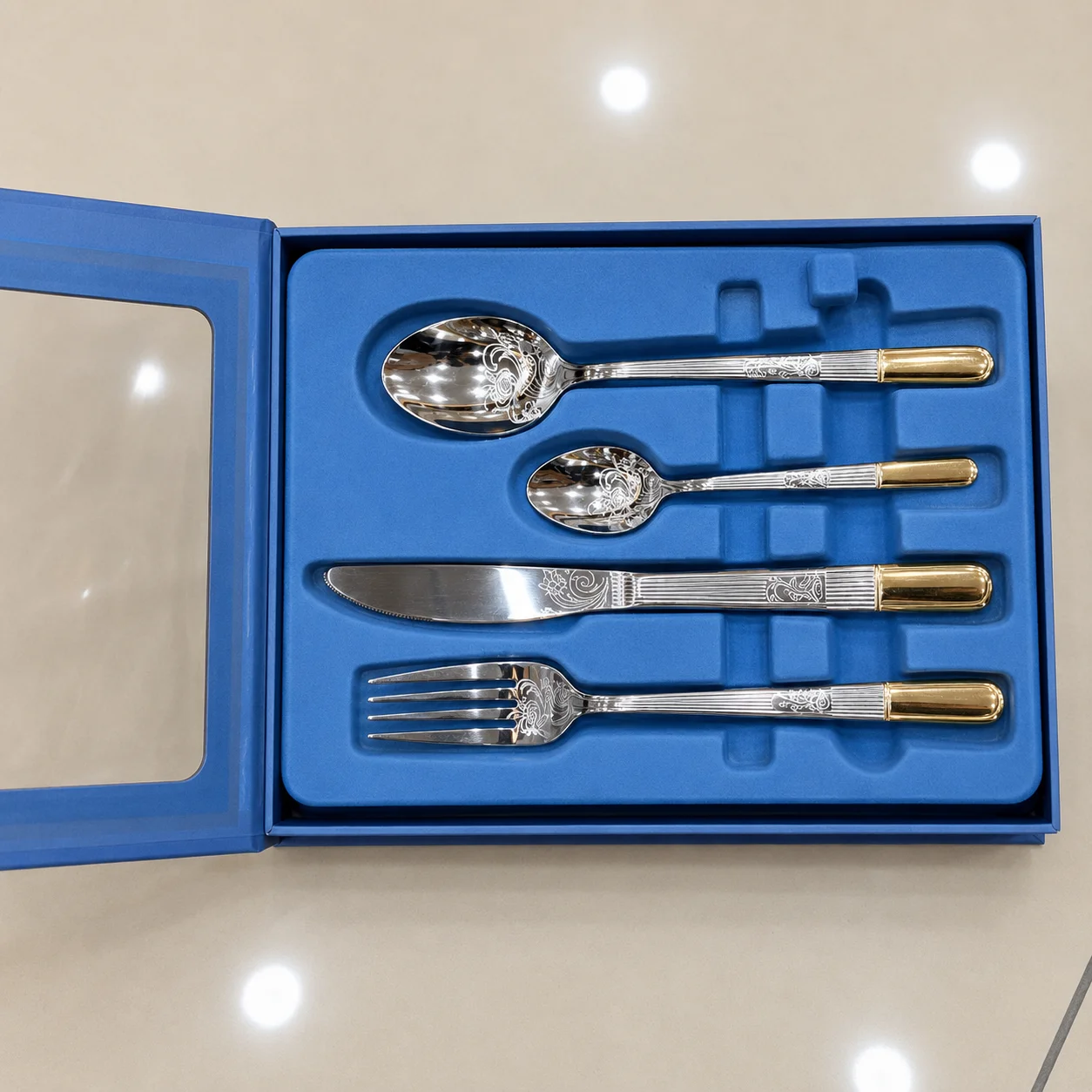KDK 24pcs Stainless Steel Cutlery Set 4