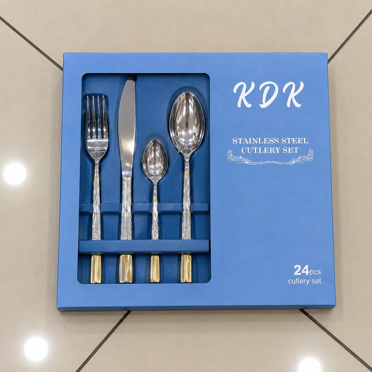 KDK 24pcs Stainless Steel Cutlery Set 5