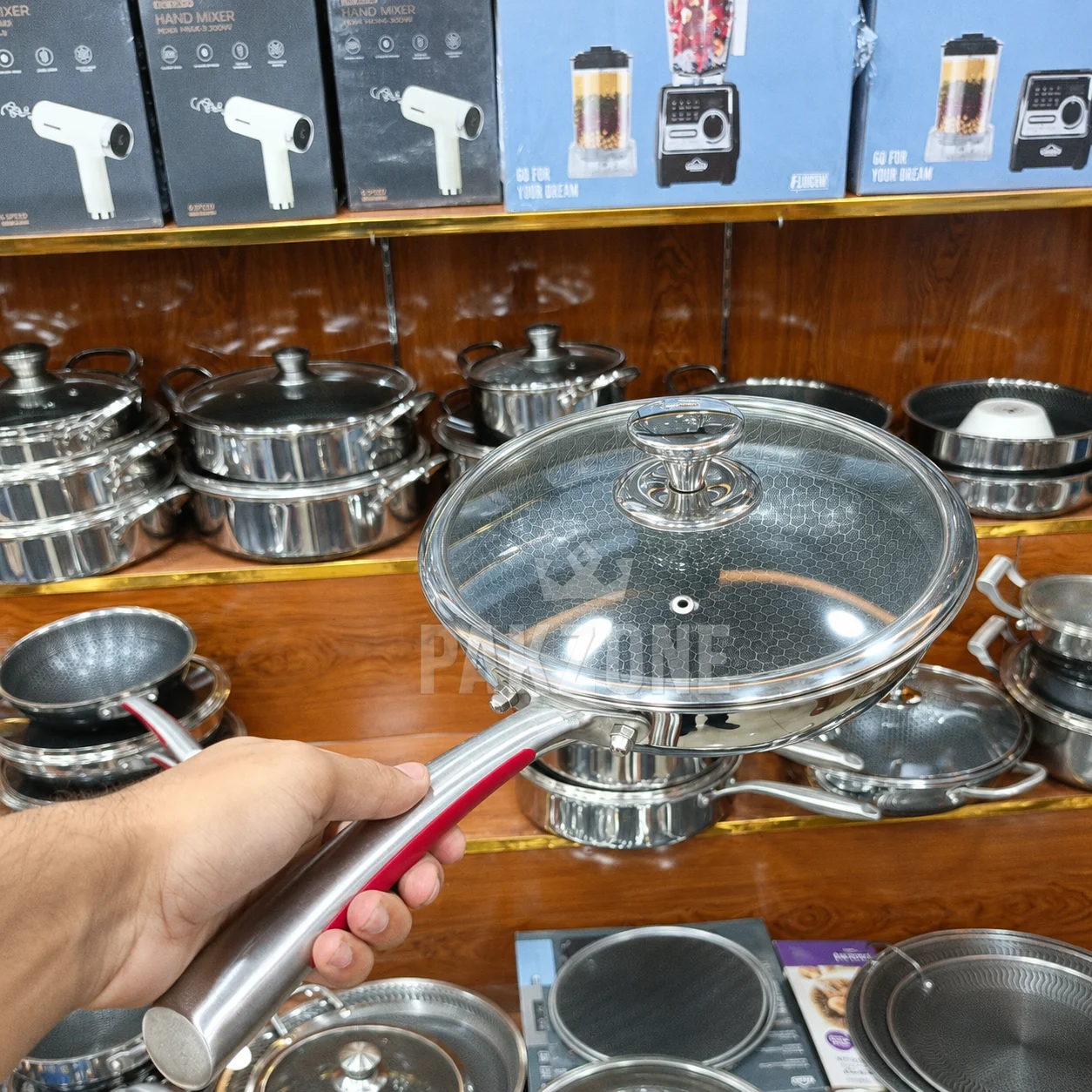 honeycomb laser coating frypan 3