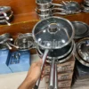 honeycomb laser coating frypan 7