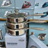 new design shallow frypan 1 Laser coating Flate Deep Frypan