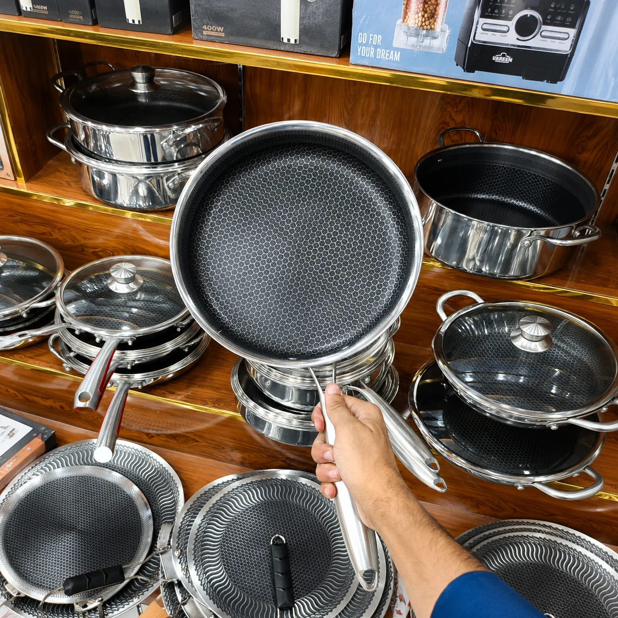 new design shallow frypan 4
