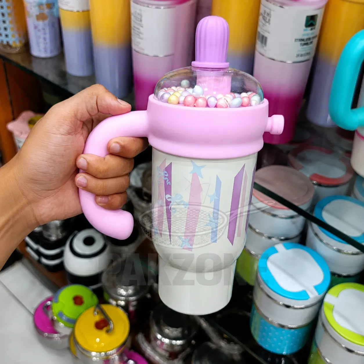 stainless steel kids' sipper bottle 1