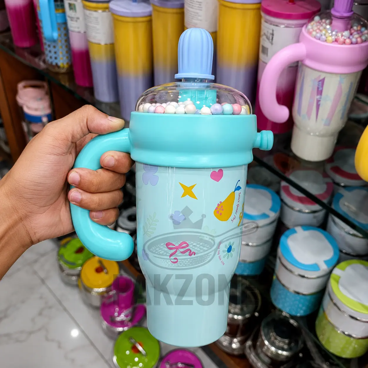 stainless steel kids' sipper bottle 2